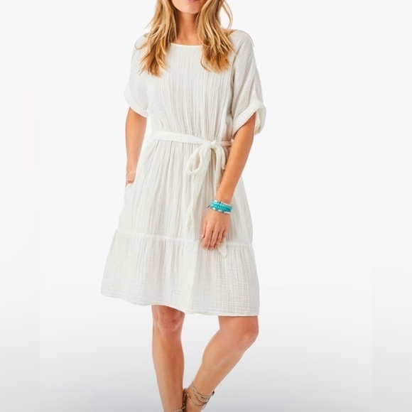 XiRENA Dresses & Skirts - Xirena Aiden Gauze Dress White XS